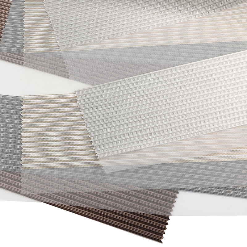 YX05 Transmisi Cahaya Dan Ventilasi Semi-Blackout Zebra Blind Fabric