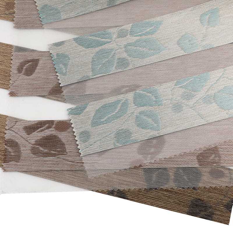 GD06 Jacquard Dua Sisi Kain Kasa Lembut Jacquard Zebra Blind Fabric