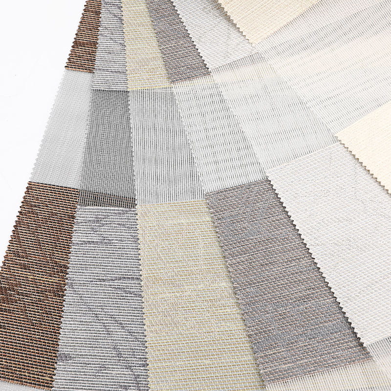 F079 Polyester Soft Kasa Tirai Jacquard Zebra Blind Fabric